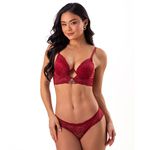 16064 - Conjunto Brallete - Vermelho B - 1947