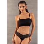 31015 - Top Beatriz conjuntado renda - Preto