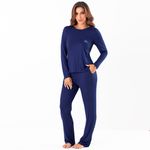 25663 - Pijama de inverno. - Azul