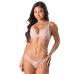 17736 - Conjunto Push Up. Calcinha fio - Base - 7530
