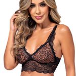 27242 - Conjunto triângulo. Calcinha fio. - Estampado