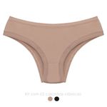 25301 - Kit com duas calcinhas clássica. - Colorido