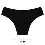 25301 - Kit com duas calcinhas clássica. - Colorido