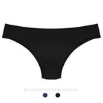 29399 - Kit com três calcinhas clássica. - Colorido