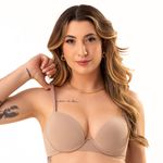30801 - Sutiã Push Up avulso. - Marrom