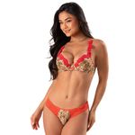 13253 - Conjunto Push Up. Calcinha fio. - Pomodoro - 7344