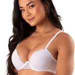 30761 - Conjunto Push Up. Calcinha fio. - Branco