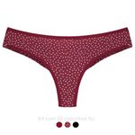 29929 - Kit com três calcinhas. - Colorido