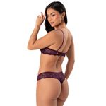 16052 - Conjunto Push Up. Calcinha fio. - Absoluto