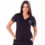 30643 - Pijama verão alfaiataria. - Preto