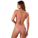 31155 - Conjunto Push Up. Calcinha larga - Nude