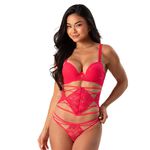 15548 - Conjunto Push Up. Calcinha fio e acessório. - Gelatina - 7343