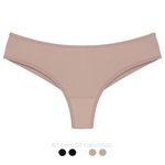 27814 - Kit com cinco calcinhas fio. - Colorido