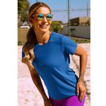 29529 - Blusa manga curta. - Azul