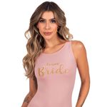 20975 - Body fio em microfibra. - Rosa Pele - 2353