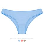 28444 - kit com três calcinhas clássica. - Colorido