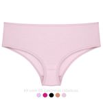 29484 - Kit com cinco calcinhas clássica. - Colorido