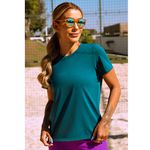 29527 - Blusa manga curta. - Azul