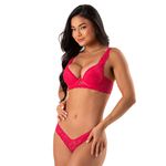 14275 - Conjunto Push Up. Calcinha fio. - Frutilly - 1710