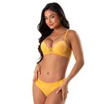 15182 - Conjunto Push Up. Calcinha fio. - Sunflower - 7265