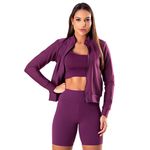 30574 - Jaqueta Fitness. - Roxo