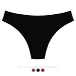 29930 - Kit com três calcinhas. - Colorido