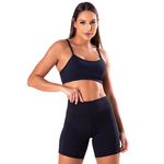 30919 - Short fitness liso - Preto