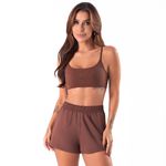 30588 - Top faixa - Marrom