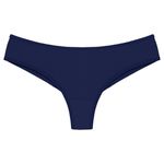 26462 - Calcinha fio microfibra. - Azul