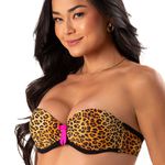 19436 - Conjunto tomara que caia. Calcinha fio. - Estampado