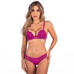29130 - Conjunto Push Up. Calcinha fio. - Rosa