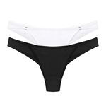 28209 - Kit com duas calcinhas fio. - Colorido