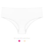 29146 - Kit com três calcinhas infantis. - Colorido