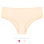 29146 - Kit com três calcinhas infantis. - Colorido