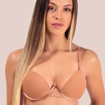 29247 - Conjunto Lageli Lingerie- Push Up. Calcinha fio. - Marrom