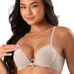 31127 - Conjunto Push Up Calcinha fio - Nude