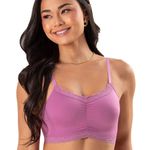 31121 - Sutiã Top Julieta conjunto Calcinha fio - Rosa