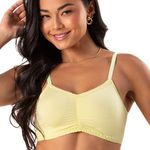 31125 - Sutiã Top Julieta conjunto Calcinha larga - Amarelo