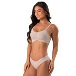31126 - Sutiã Top Julieta conjunto Calcinha larga - Nude