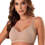 30651 - Sutiã top avulso Laura - Marrom