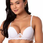 31531 - Conjunto Push Up. Calcinha fio - Branco
