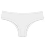 24864 - Calcinha clássica em microfibra. - Branco