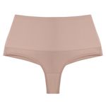 27866 - Calcinha alta fio. - Marrom