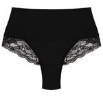 30422 - Calcinha alta clássica - Preto