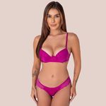17826 - Conjunto Push Up. Calcinha fio. - Jaipur - 3890