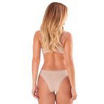30197 - Conjunto Push Up. Calcinha clássica. - Marrom