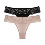 29140 - Kit com duas calcinhas fio. - Colorido