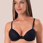 29909 - Conjunto Lageli Lingerie- Push Up. Calcinha fio. - Preto