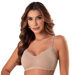 30651 - Sutiã top avulso Laura - Marrom