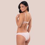 17583 - Conjunto Lageli Lingerie Push Up. Calcinha Larga - Serena
